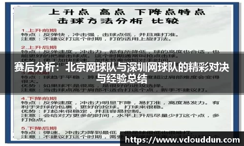 赛后分析：北京网球队与深圳网球队的精彩对决与经验总结